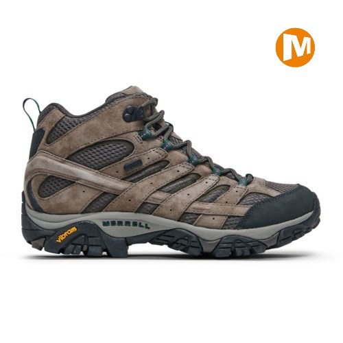 Merrell Moab 2 Mid Waterproof Wanderschuhe Herren Braun [DE-HJPUO]